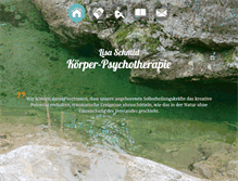 Tablet Screenshot of lisa-schmid.at